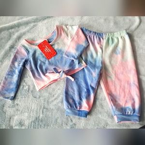 New Tie-Dye 2 pc set 18-24 months